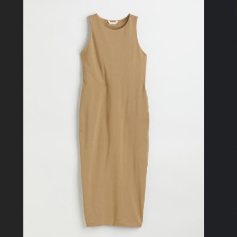 H&M MAMA Fitted Jersey Maternity Dress